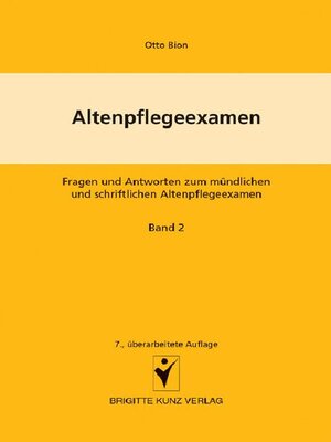 cover image of Altenpflegeexamen   Fragen und Antworten zum mündlichen und schriftlichen Altenpflegeexamen